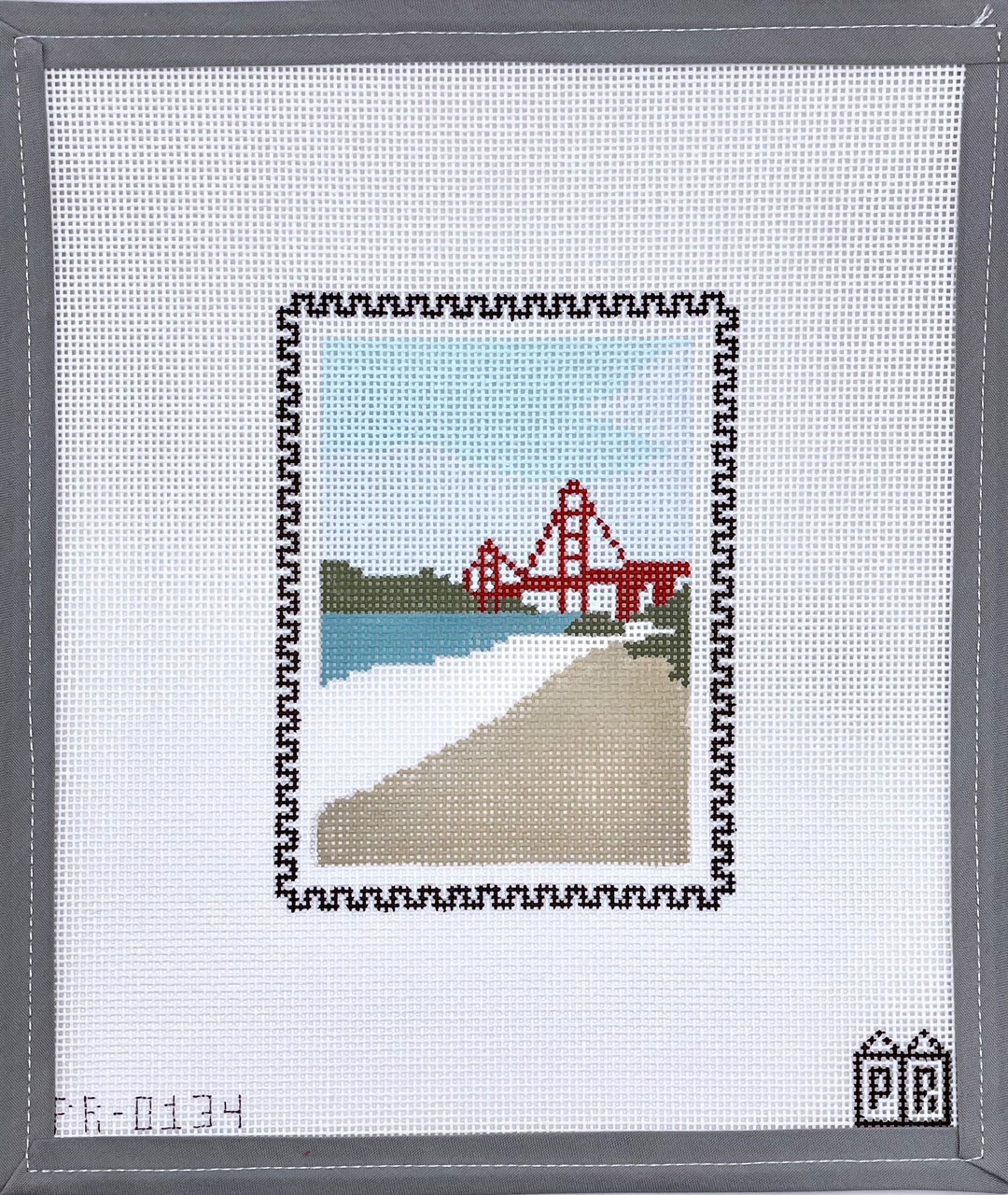 W - Baker Beach SF Stamp