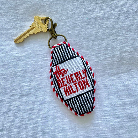 Beverly Hilton Motel Keychain