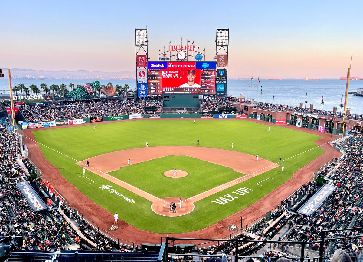Postcard Row Stitching in the Stands: Giants Edition