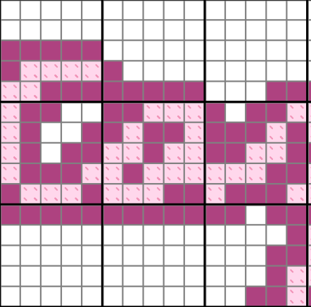 Casa Amor (Love Island UK) Needlepoint Chart for 13 mesh (Digital Download)