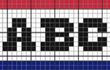 Cowboy Carter Alphabet Needlepoint Chart for 13 mesh (Digital Download)