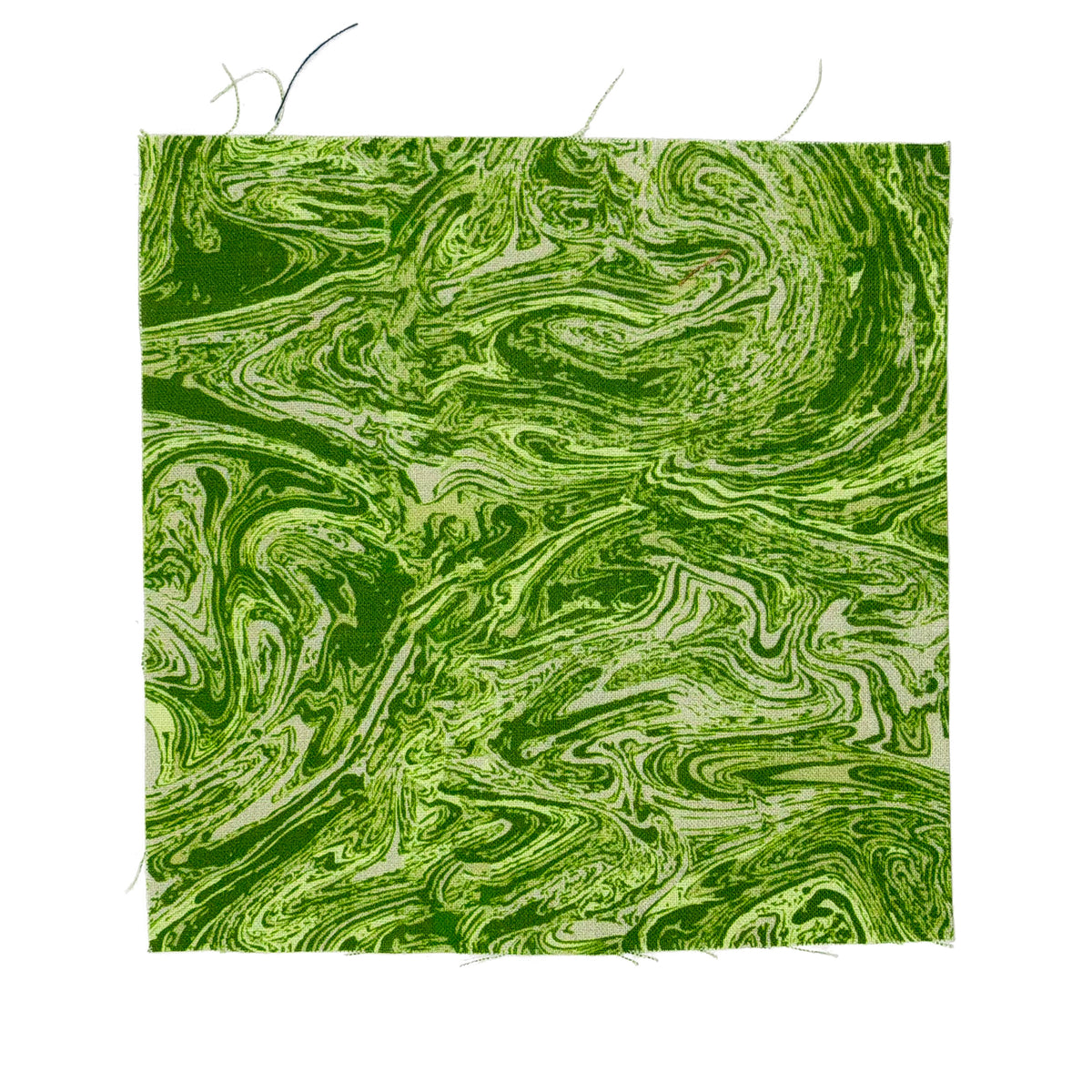 Green Marbled fabric swatch