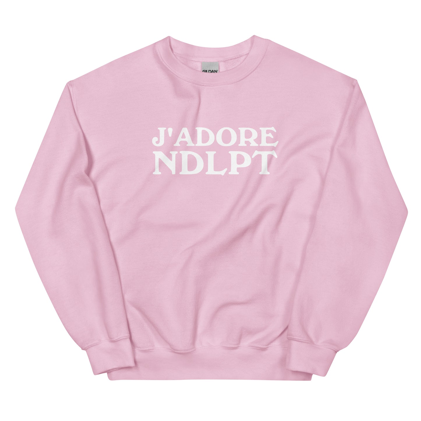 J'ADORE NDLPT Crewneck Sweatshirt (White Font)