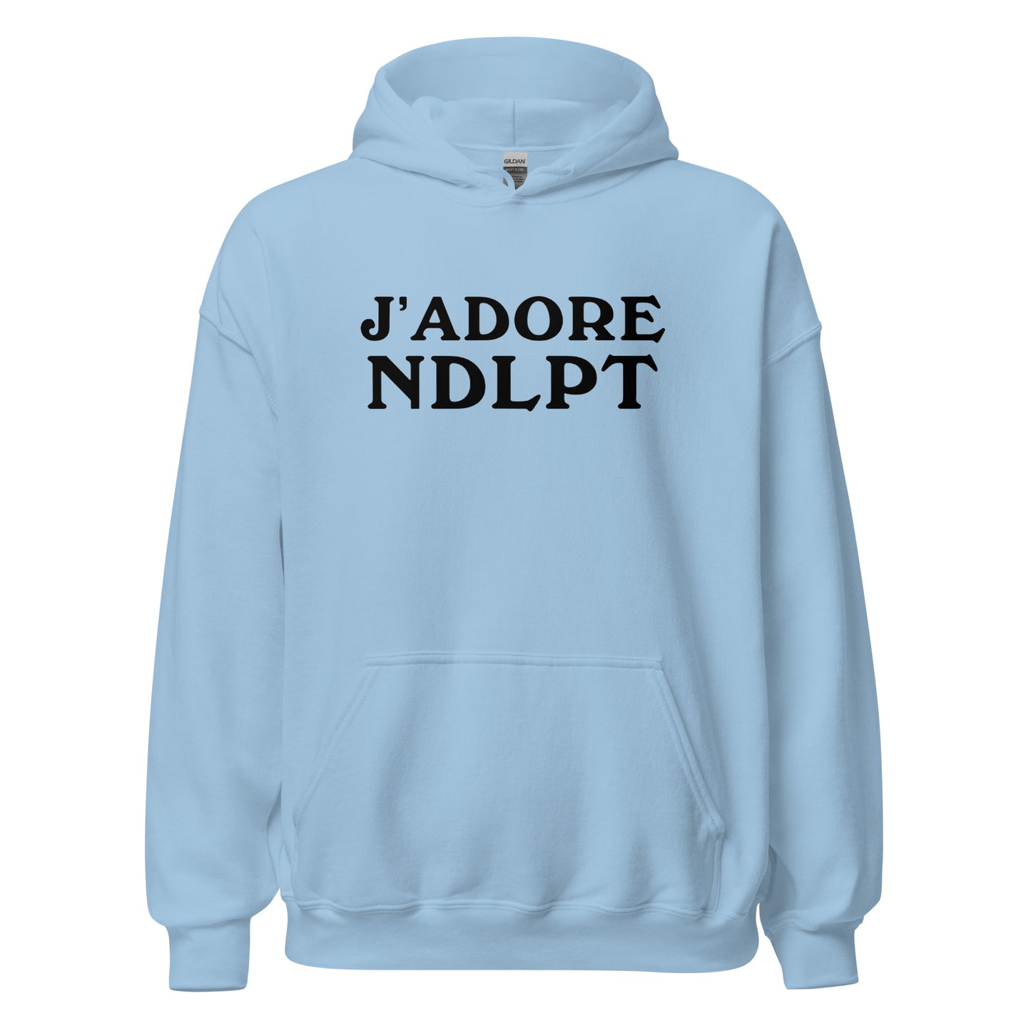 J'ADORE NDLPT Hoodie (Black Font)