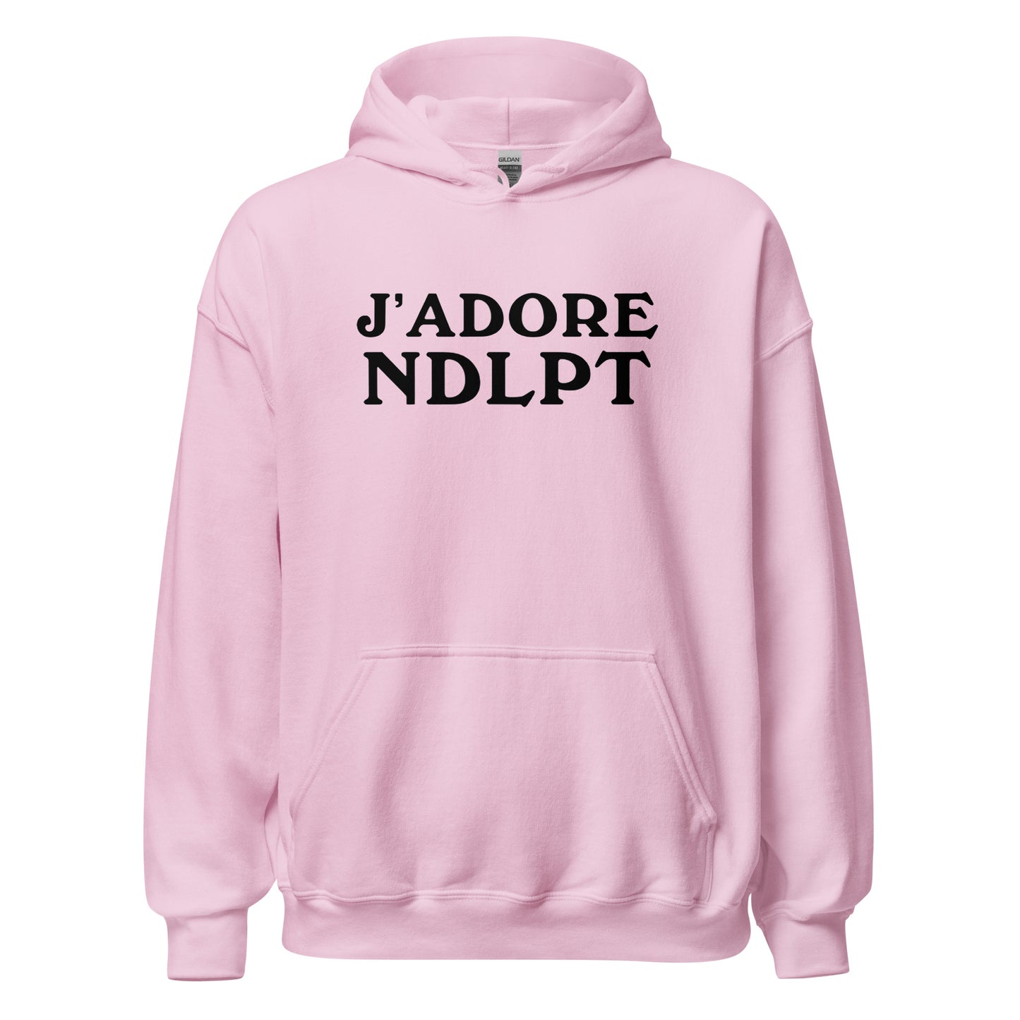 J'ADORE NDLPT Hoodie (Black Font)