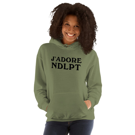 J'ADORE NDLPT Hoodie (Black Font)