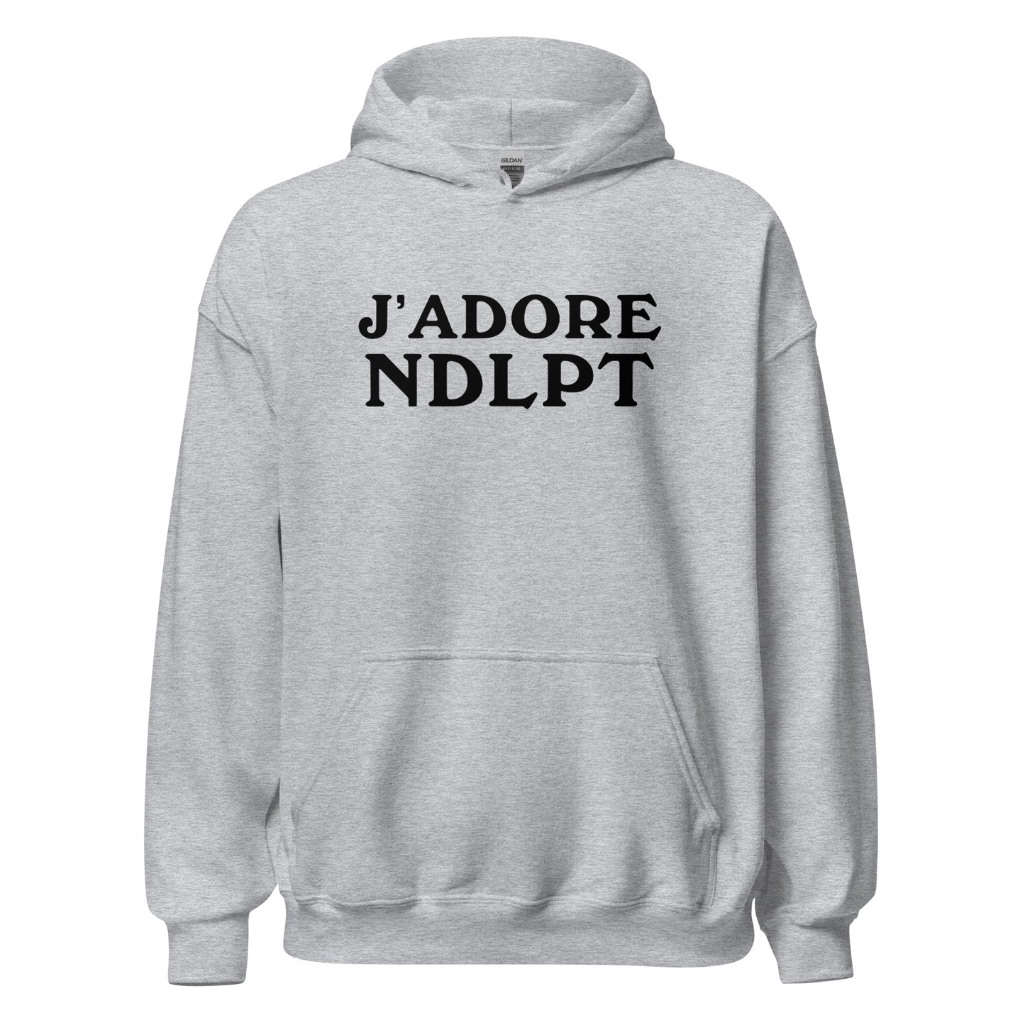 J'ADORE NDLPT Hoodie (Black Font)