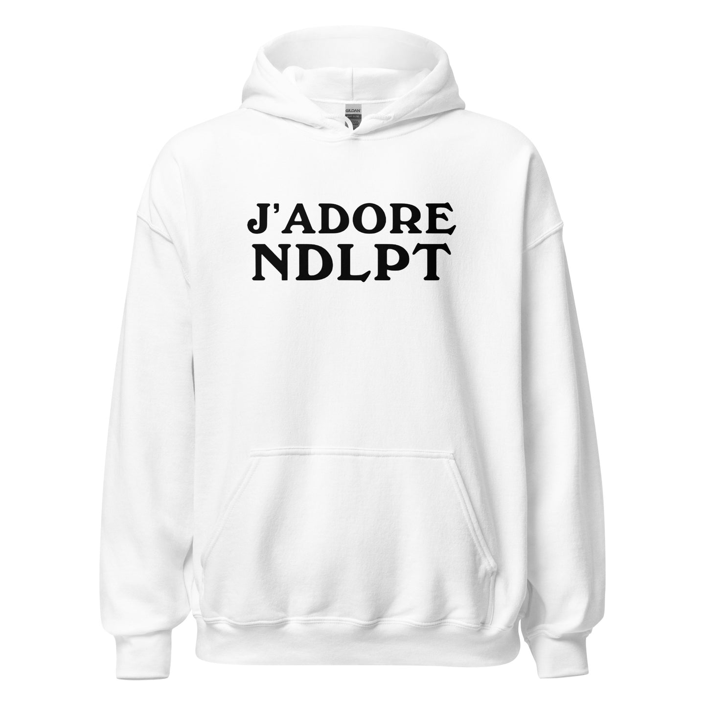 J'ADORE NDLPT Hoodie (Black Font)