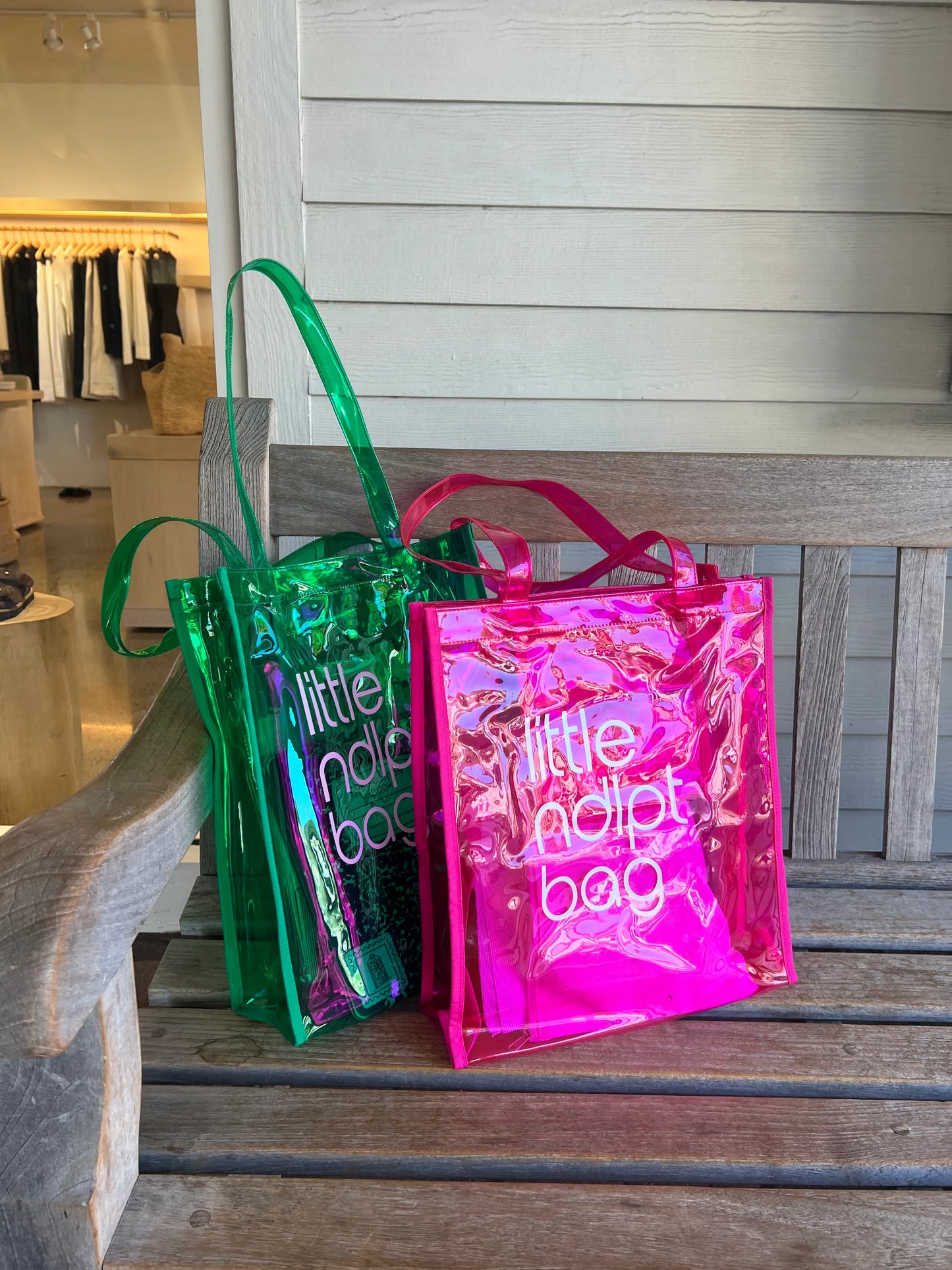 W - “little ndlpt bag” PVC Tote Bag