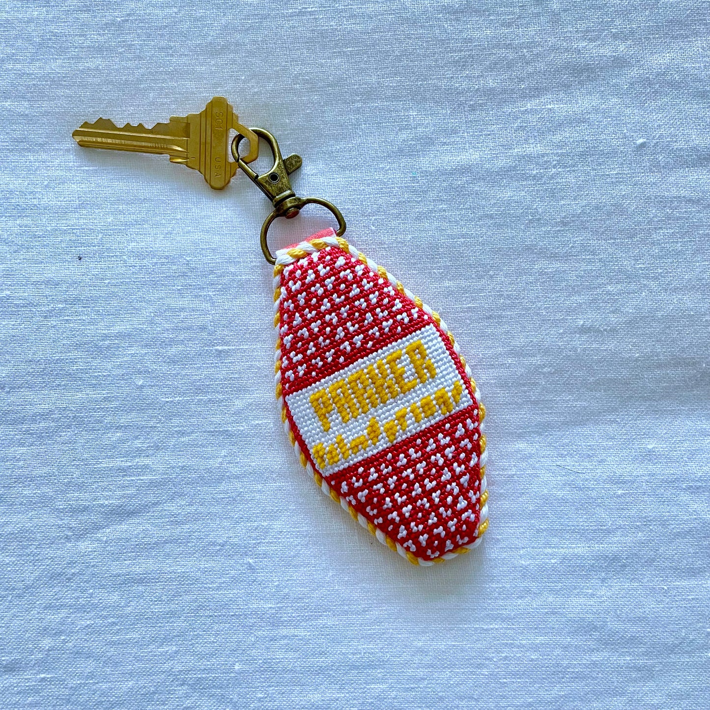 W - Parker Palm Springs Motel Keychain