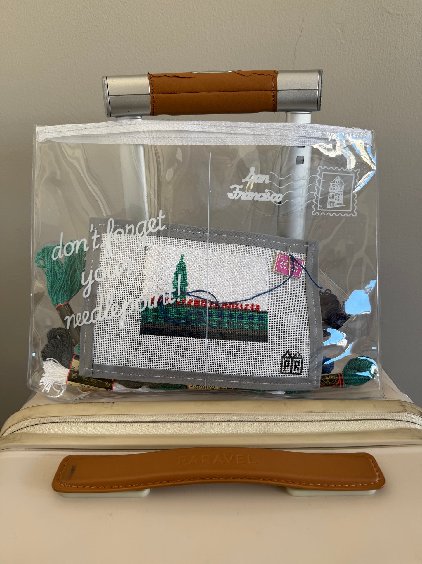 Don't Forget Your Needlepoint Project Bag