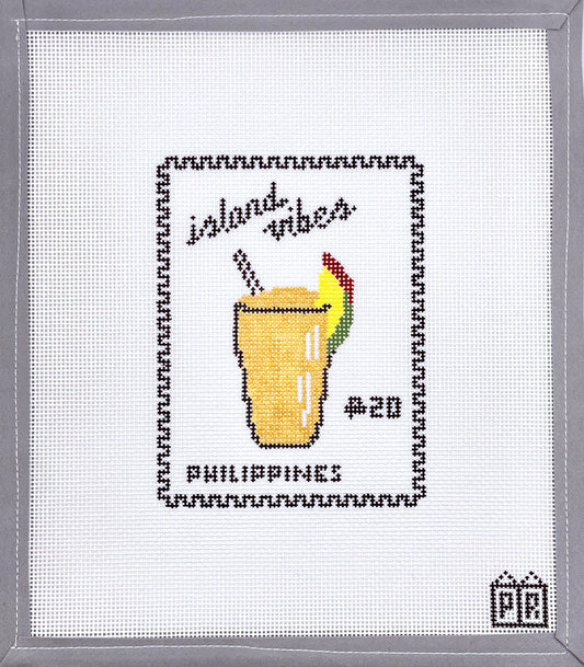 W - Philippines Stamp