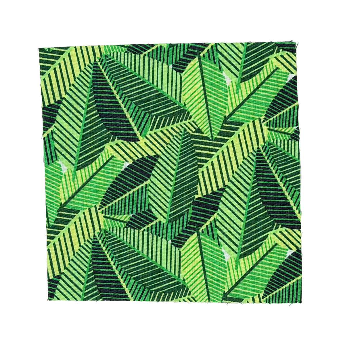 Green Geometric fabric swatch