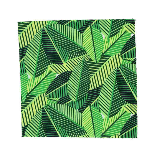Green Geometric fabric swatch