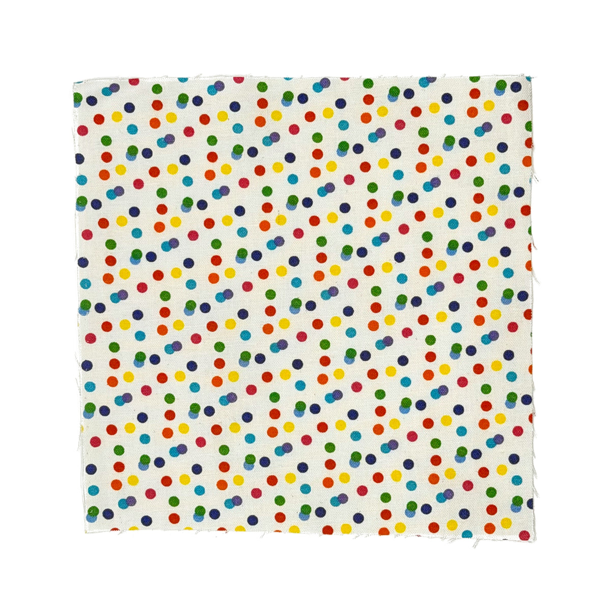 Multicolor Dots 1 fabric swatch