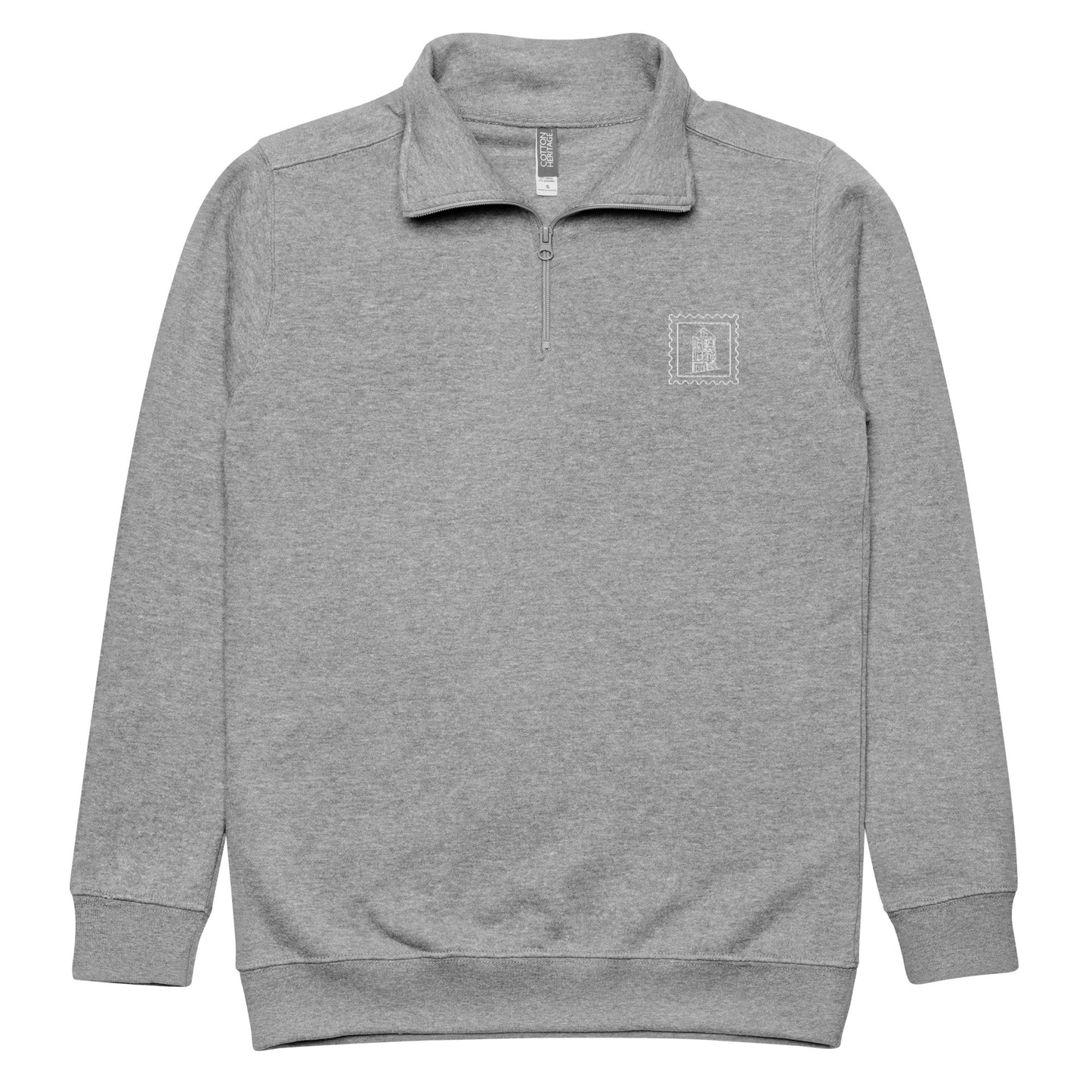 POSTCARD ROW Logo Quarter Zip Pullover